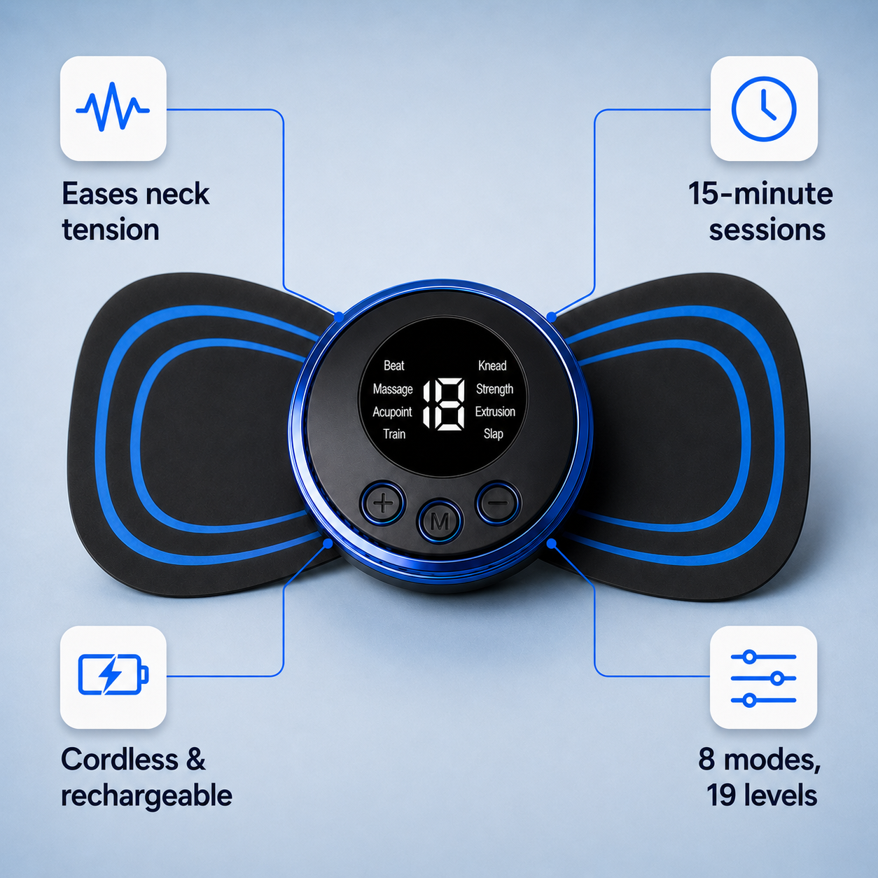 Wireless Neck & Shoulder Recovery Pad